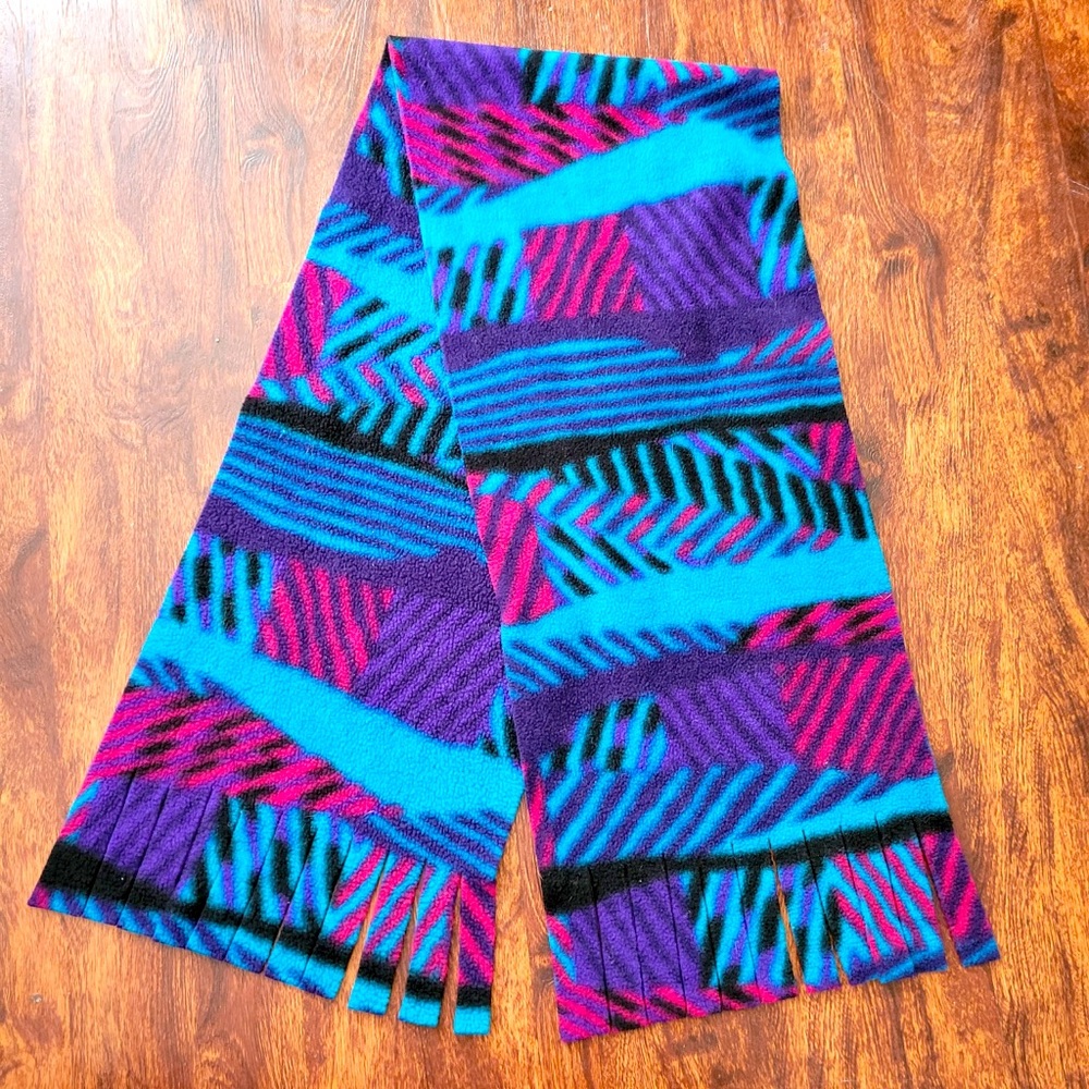 Multi Colored Scarf with Fringe